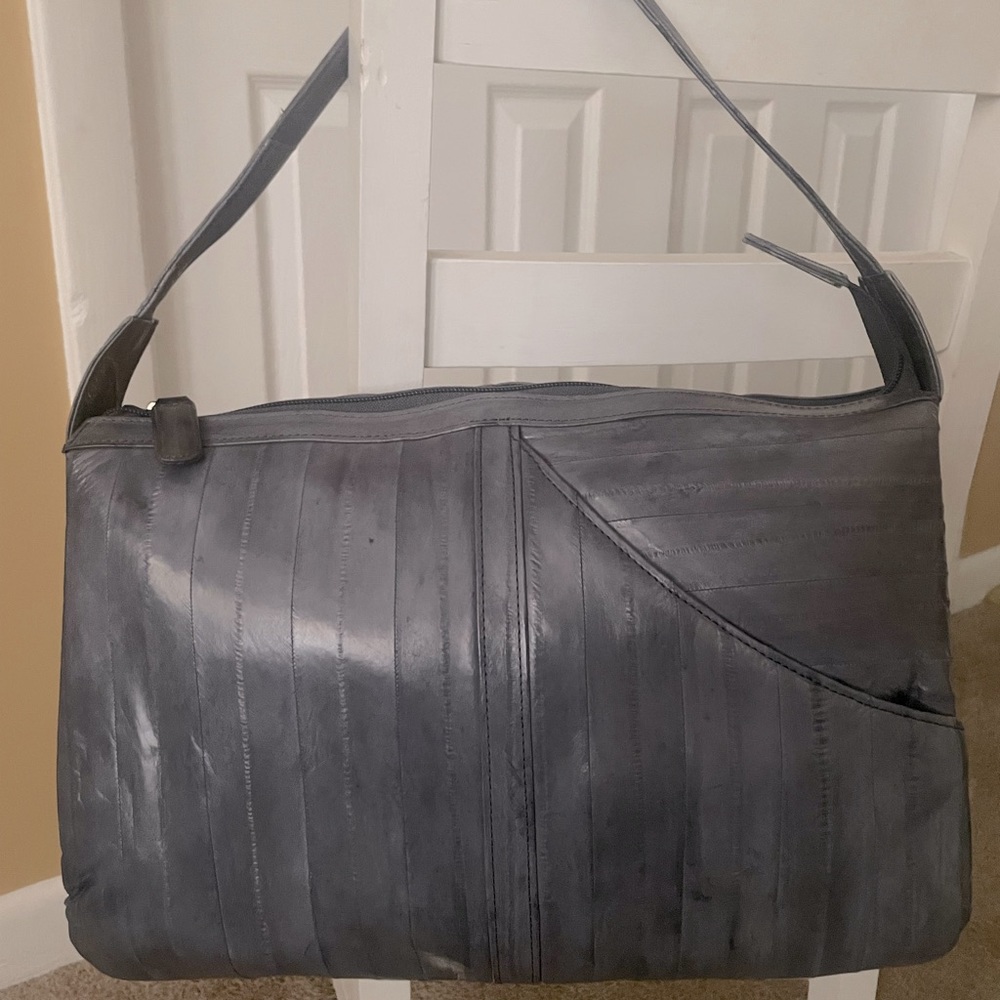 Vintage Lee Sands Eel Skin Purse